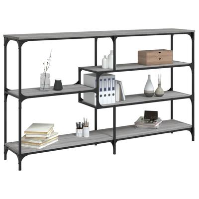 Console Table Grey Sonoma 160x32x95 Cm Particleboard