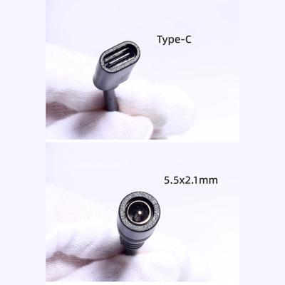 Cavo da Femmina Type-C a Femmina 5.5x2.1 5521 a Connettore Type-C Cavo di Alimentazione Adattatore 5.5x2.1mm Convertitore USB Type C