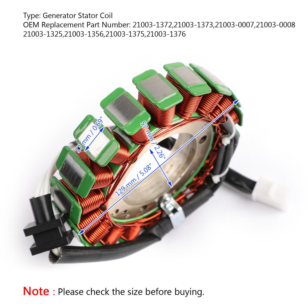 Stator Generator Fit for Kawasaki Vulcan 1500 VN1500 Classic Nomad Drifter 99-08