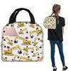 Christmas Excavator Construction Truck Insulated Lunch Bag for Women Kids Portable Food Boxes Thermal Lunch Box Tote