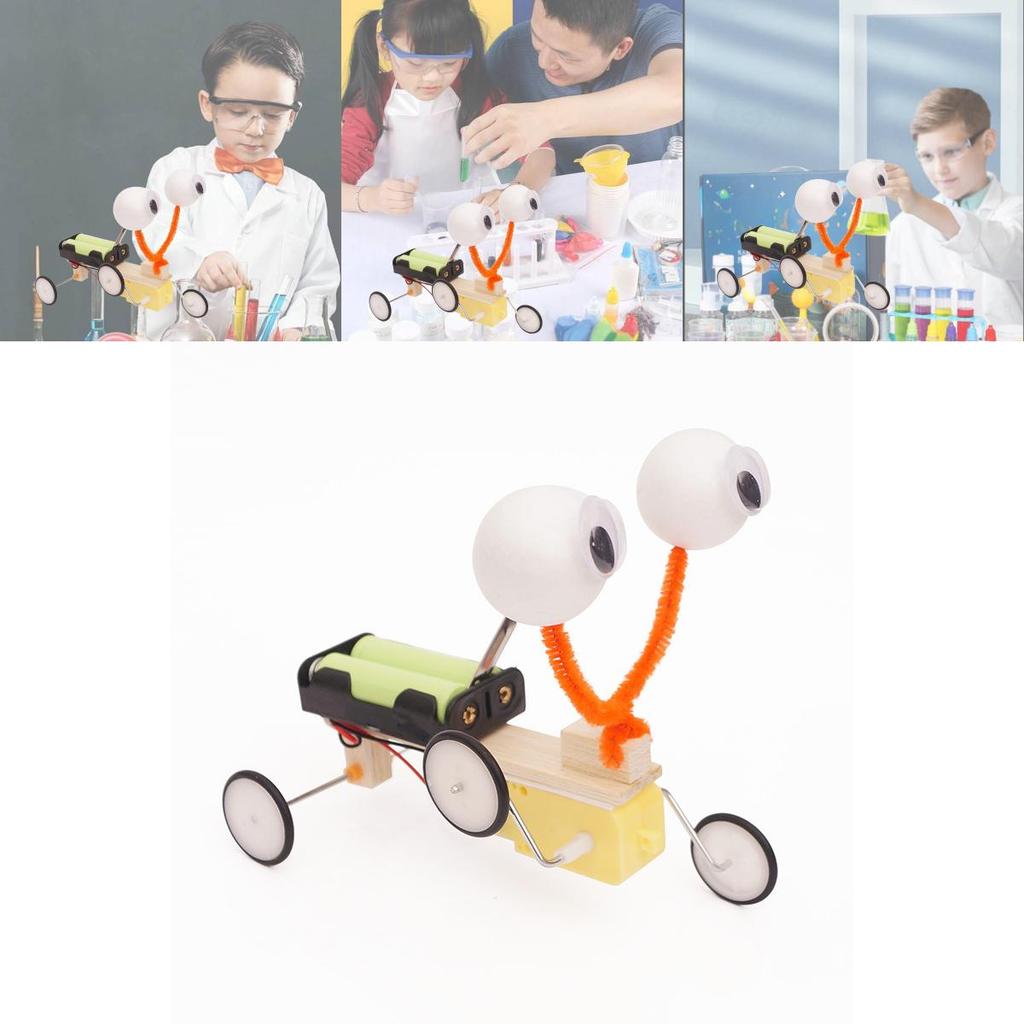 Science Experiment Diy Wooden Robot Toy For Kids Stem Educational Materials