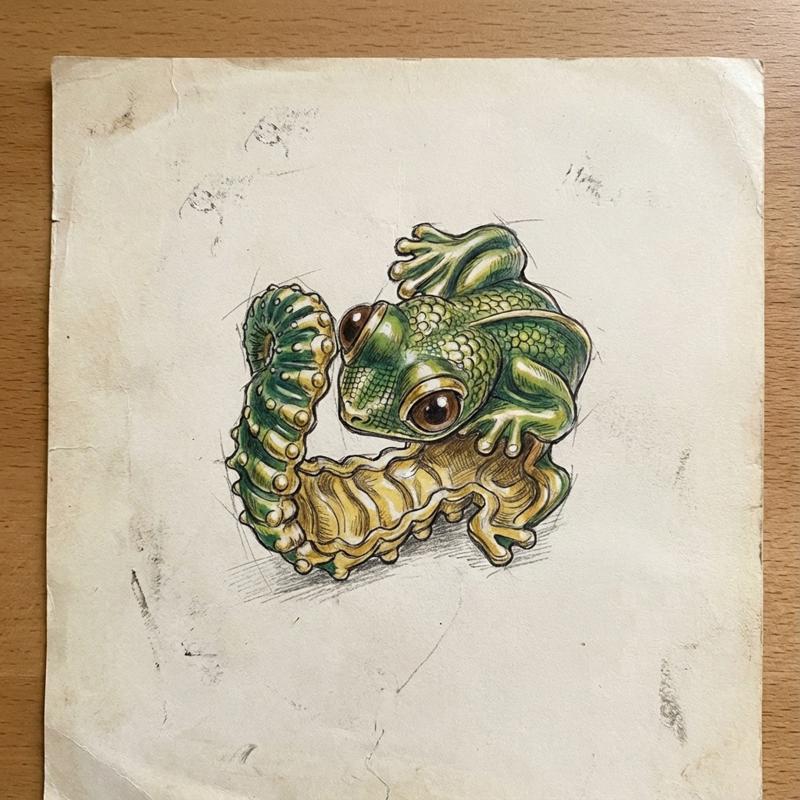 Creative Green Frog Toad Opening Ring For Women Men Aesthetic Design Cute Fish Animal Shape Adjustable Finger Ring Party Jewelry