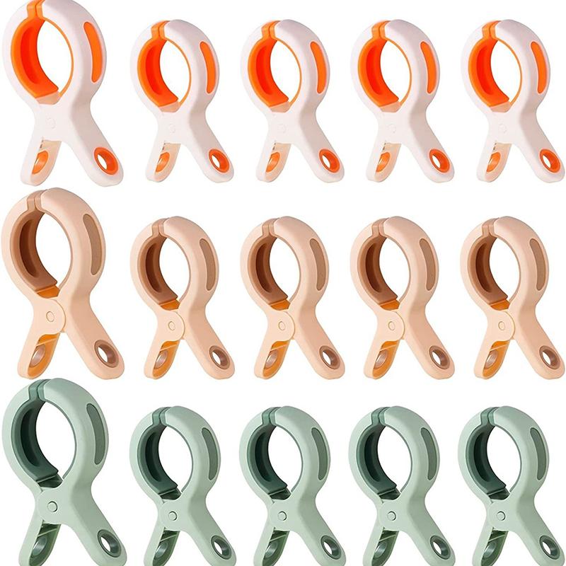 3-6Pcs Beach Towel Pegs Plastic Strong Windproof Clothes Pegs Laundry Tongs Towel Pegs for Hammock Towel Clip YFJ002