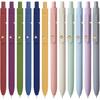 FIOVER Colorful Gel Pens - 6Pcs 0.7mm Multi-Colored Pens, Smooth Writing Coloring Journaling Supplies for Note Taking, Cute Aesthetic Office School