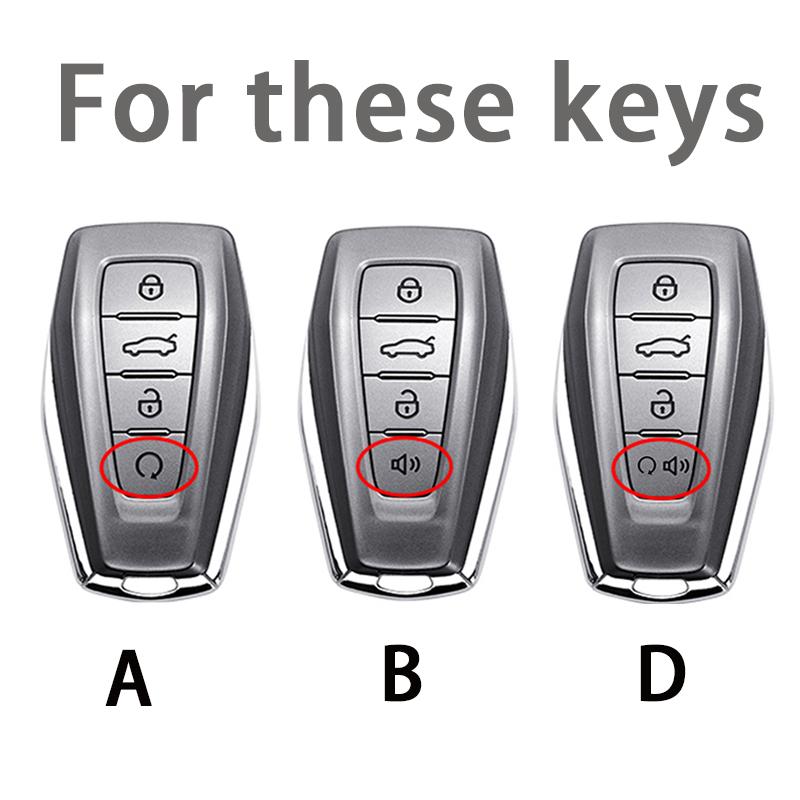 TPU Car Remote Key Case Cover Holder Shell For Geely Emgrand X7 EX7 Coolray 2019-2020 Auto Styling Fob Accessories