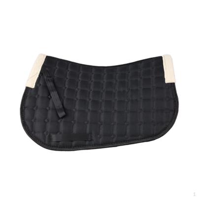 English Saddle Pad Equine Mat Breathable Polyester Comfort Seat Cushion Horse Riding for