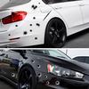 Automobilių lipdukai 3D Bullet Hole Neperšlampami Juokingi lipdukai Automobilių dangteliai