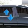 Lot de 2 rideaux de confidentialité pour voiture, pare-soleil, fenêtre latérale, rideau à ventouse, tissu chauffant, protection UV, accessoires universels pour intérieur de voiture