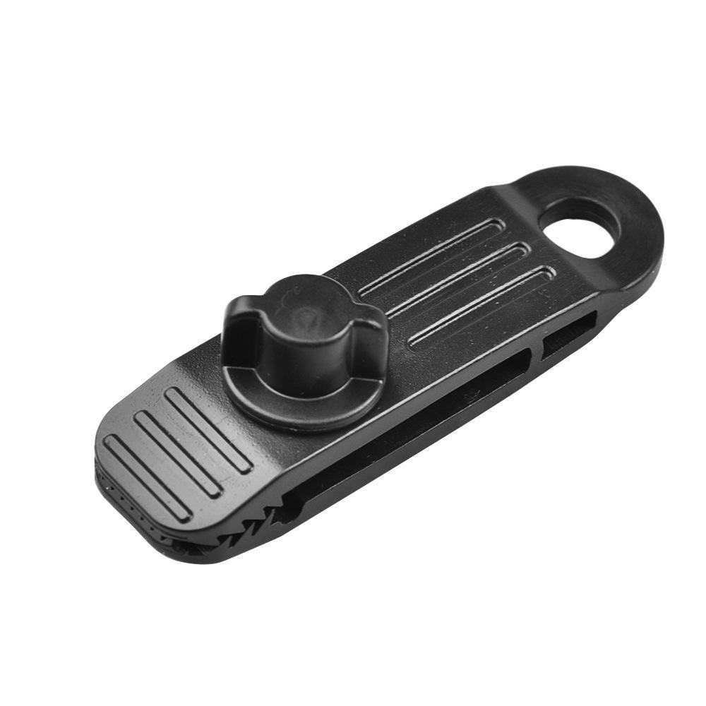 Multi-Functional Windproof Camping Tent Clip & Wind Rope Buckle чёрный