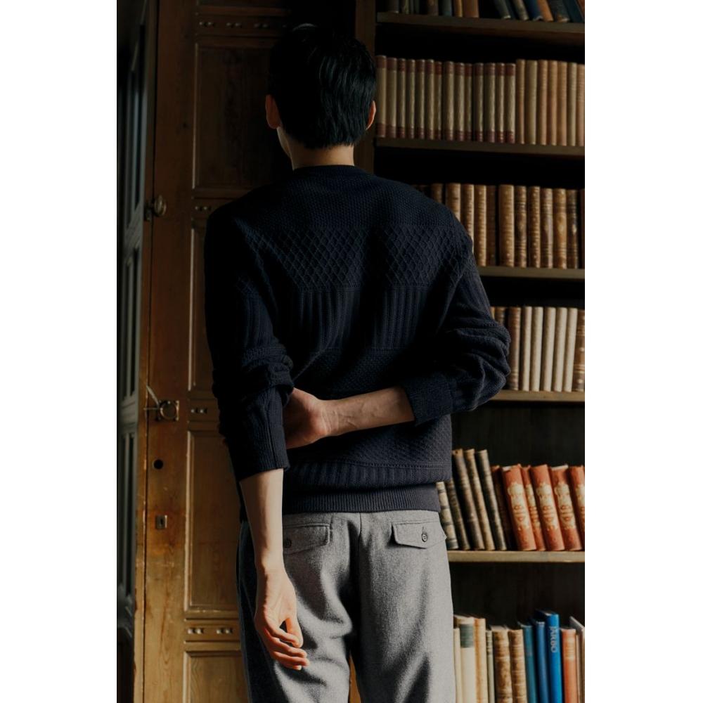 H M Felted Pants Regular Fit Grey