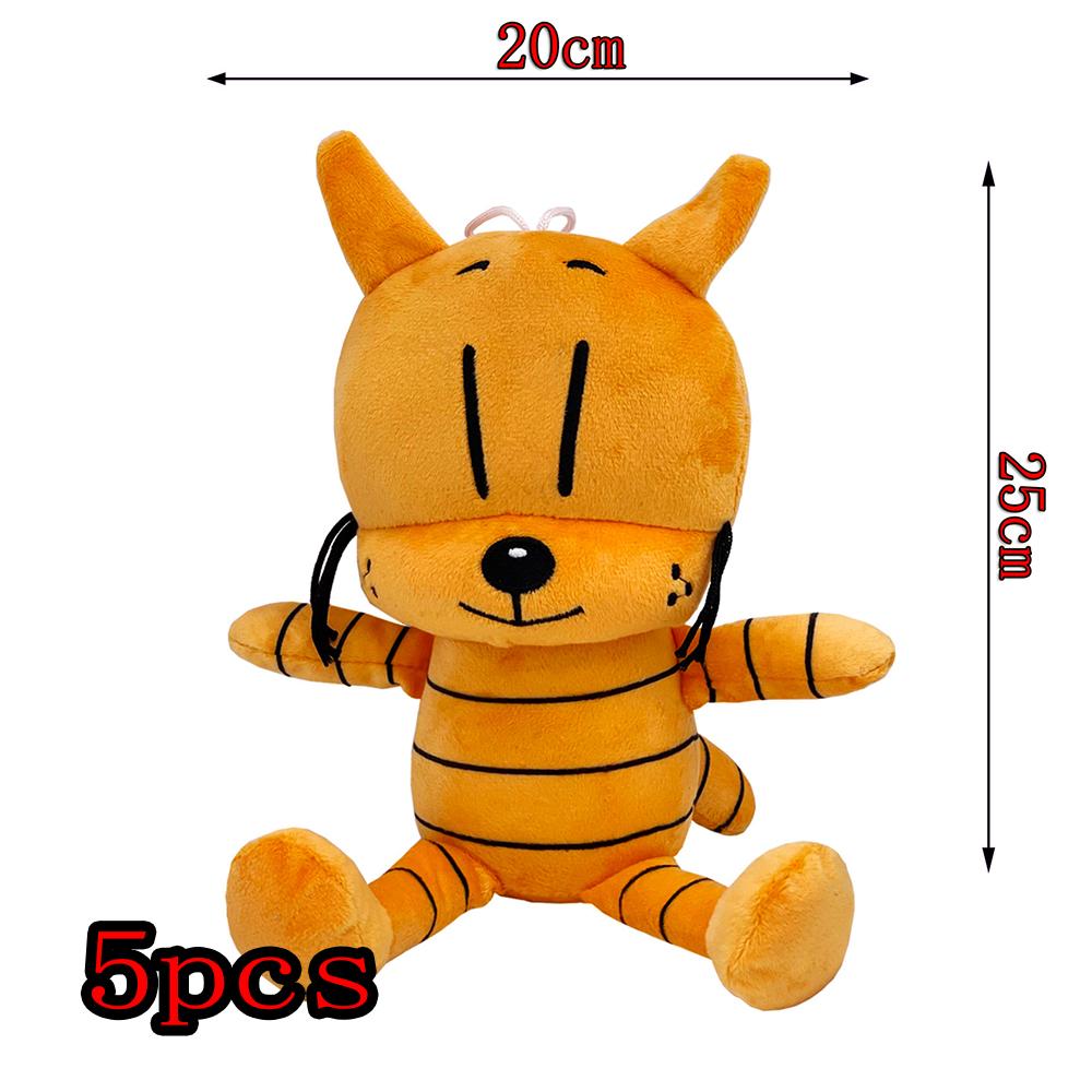 25cm Cute Dog Man Plush Toys Dogman Soft Stuffed Doll Cartoon Petey the Cat Puppy Chief Plushie Animals Figures Birthday Gifts