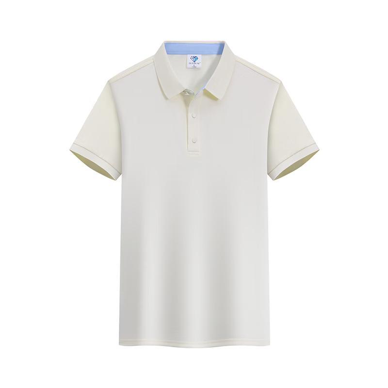 Qidingbao Cooling Cotton Solid Polo Shirt D665 M