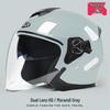 AD Unisex Electric Motorcycle Helmet - Winter Warmth, All-Season Safety, 3C Certified Half Helmet for Scooters