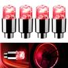 4 PZ Pneumatico Ruota LED Colore Valvola Aria Ugello Bicicletta Motocicletta Notte Vento Fuoco che Respira Lampeggiante Modifica Accessori Lampada Mozzo