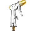 AIMOONSA Metal Garden Hose Nozzle – Brass Nozzle, Adjustable Pressure, 4 Modes, Brass Connectors