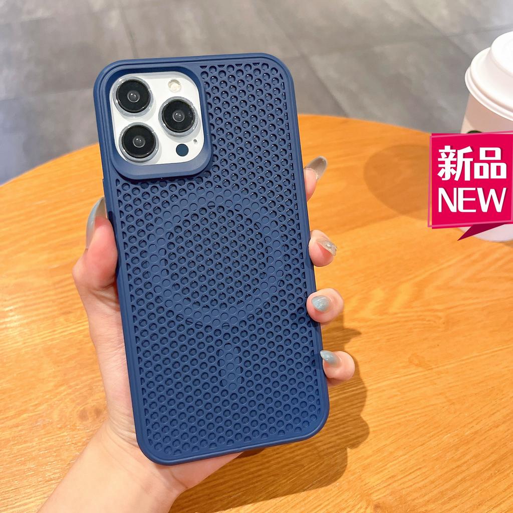 2-In-1 heat dissipation magnetic mobile phone case is suitable for Apple 16PROMAX trend 15 skin feeling 13/14 protective cover 11