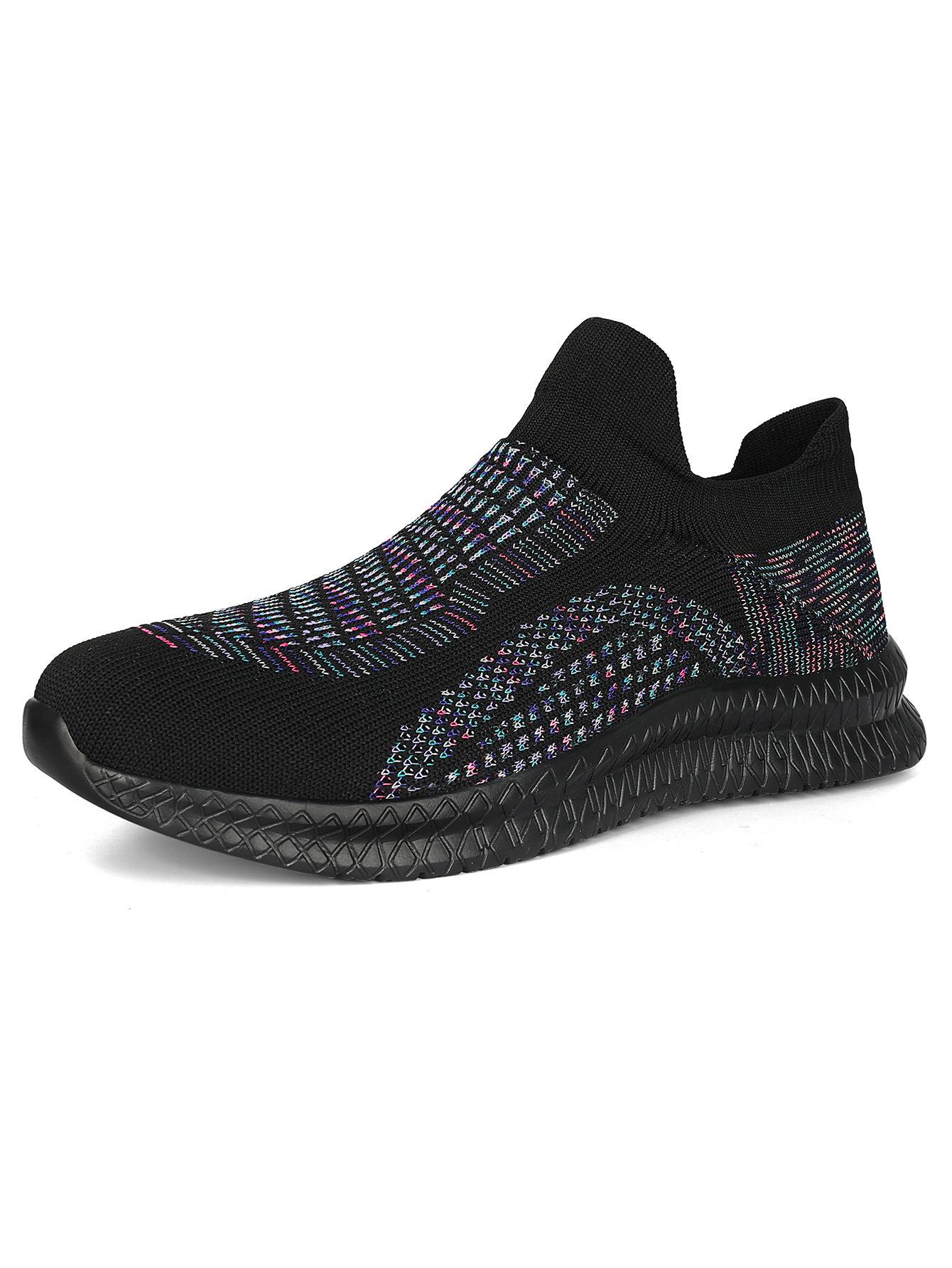 

2024 new large size fashion trend breathable running shoes comfortable and lightweight mesh summer casual sports shoes 46