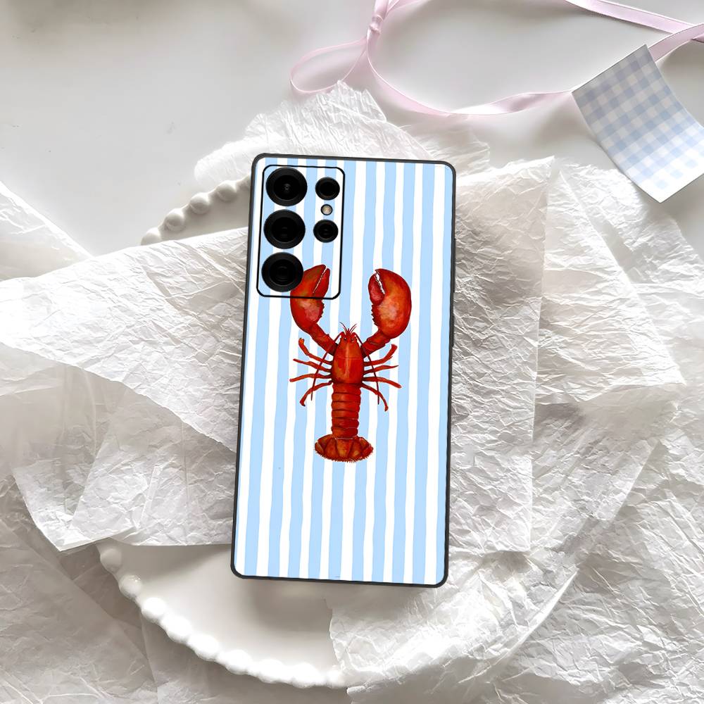 Sardines Phone Case For Samsung S 24 Fe 25 Ultra Plus 20 Lite 21 30 22 23 24 22 Ultra 5G Fundas
