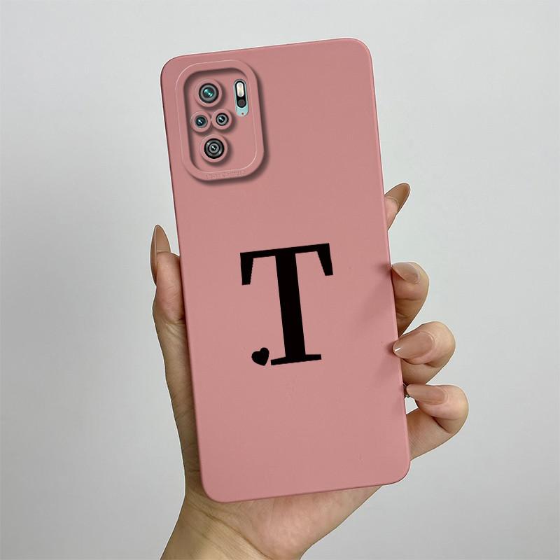 For Xiaomi Redmi Note 10 4G Case Note 10S Love Heart Letters Cover Soft Silicone Case For Redmi Note 10 Pro Max Note10 S Bags