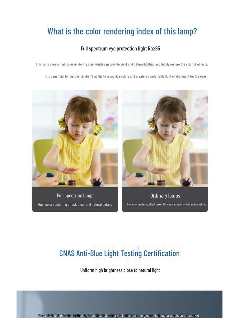 LED Cloud Ceiling Light for Children's Room - Eye Protection, Full Spectrum