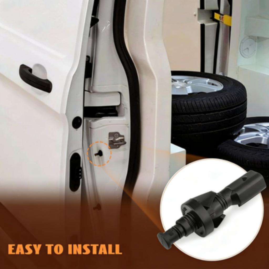 Car Custom Sliding Door Switch For Ford Transit Mk6 Mk7 Mk8 1945514 Plastic Black 1945514 Wear-Resistant Sliding Door Switch