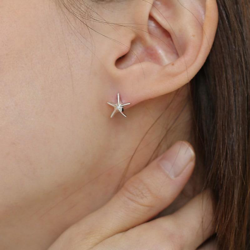 Eveningbell [silver925] Dancing Star Earrings (silver)