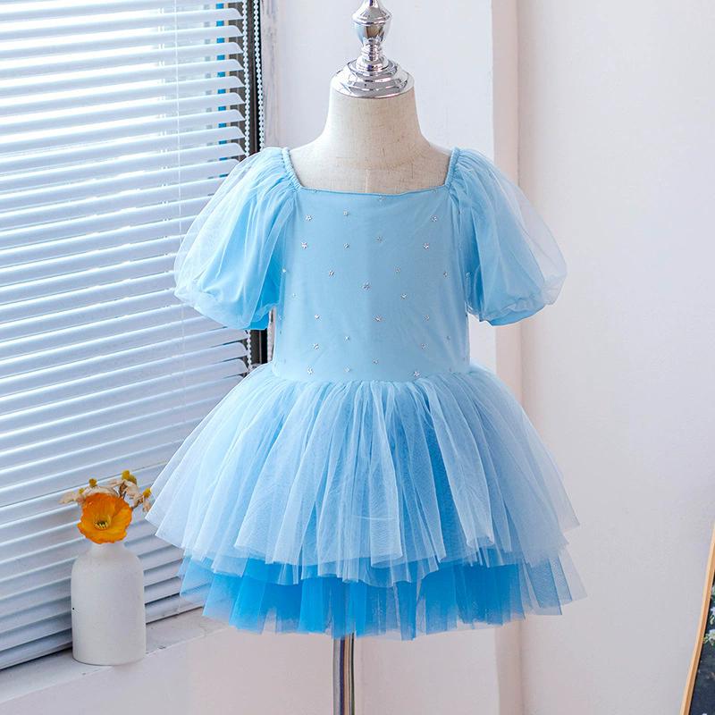 Summer Kids Dress Tutu Ballerine Children Clothing Vestidos Girl Ballet Leotards Dance Gymnastics Thin Ballet Girls Dresses