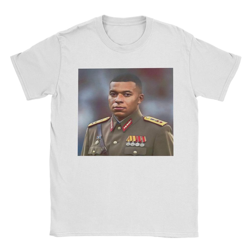 Magliette Unisex Divertenti Meme Dittatore di Mbappé Calcio Vintage Manica Corta Girocollo 100% Cotone Abbigliamento Stampato