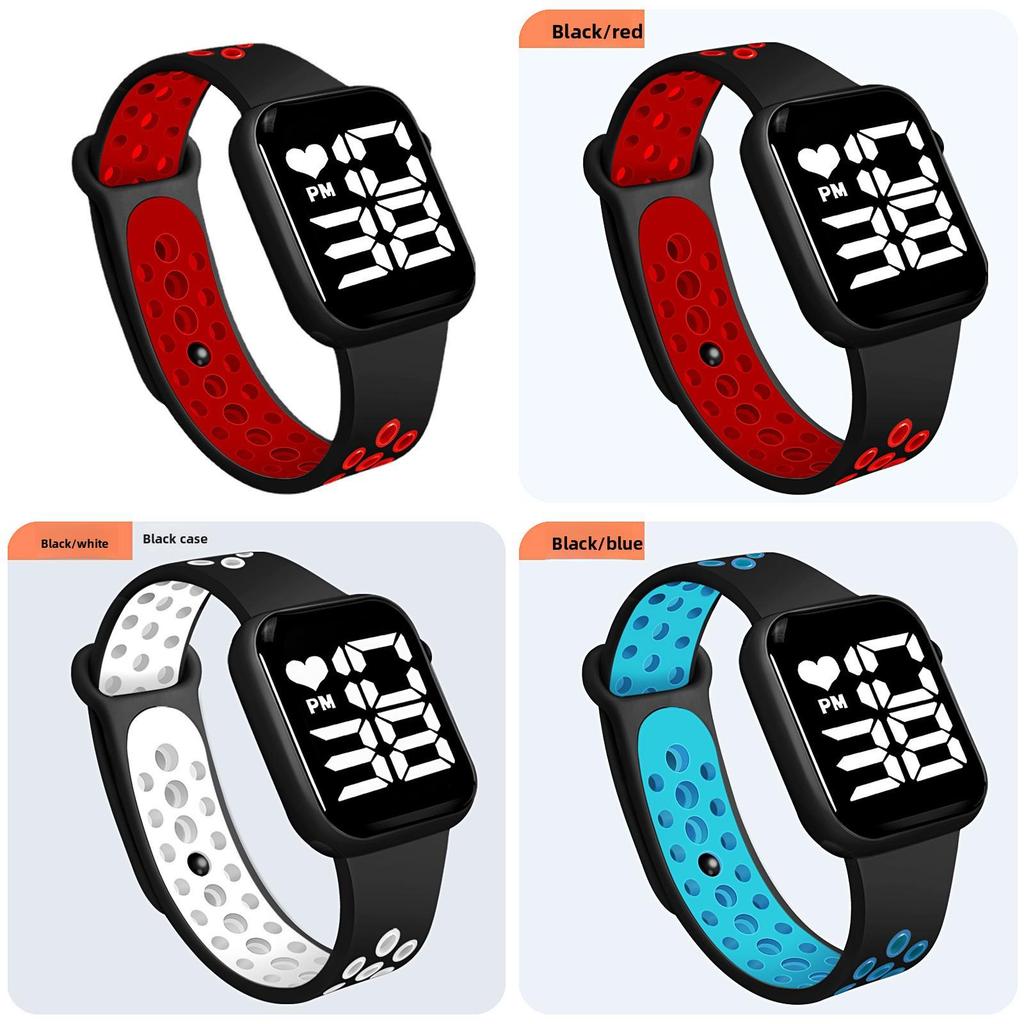 Children Digital Led Watch With Waterproof Function For Students And Outdoor Activities