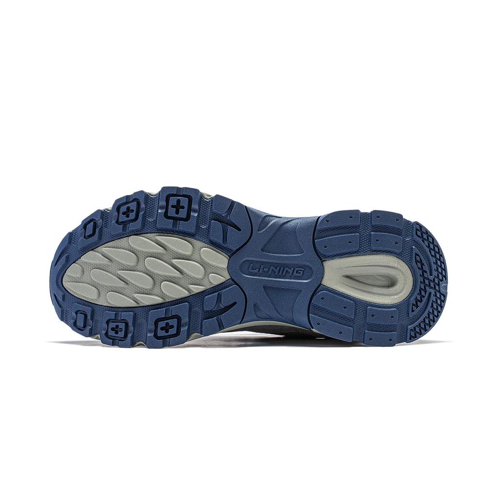 New LiNing Beichen Cushioning, Slip Resistant, Abrasion Resistant Support Low Top Chunky Sneakers Women's Gray Black AGCT426-5