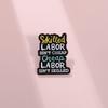 Colorful Motivational Letter Brooch Unique Alloy Badge Perfect For Personal Style Decor And