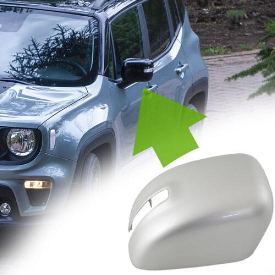 Left Side Rearview Door Side Mirror Shell Cover Cap For Jeep Renegade 2016-2021