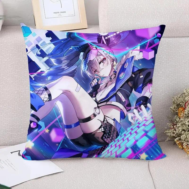 Pillow Cases Decorative Cushions Cover for Sofa Honkai Star Rail Pillowcases  Cushion Covers Pillowcase Car Decoration Body