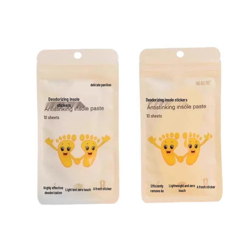 Anti-Odor Shoe Deodorizer Stickers for Basketball Shoes - Long-Lasting Sweat-Absorbing Scented Sheets