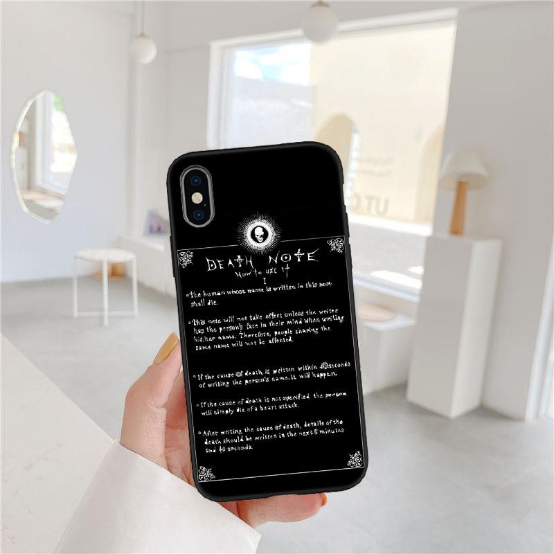 IX11 Death Note Ryuk Kira New Luxury Phone Case for Redmi Note 11 12 13 Pro Plus 13C 12C 12S 11S A3X