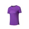 Champion Womens Short Sleeve Knitted T-Shirt Summer 2026 Women Tops Dark-Night-Purple 162620127-3