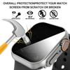 Metall Glas+Hülle Für Apple Watch 9 8 7 6 5 4 Serie Displayschutz Ändern zu Ultra i watch 45mm 44 41 40mm Schutz der Privatsphäre