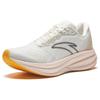 Anta Cushioning Slip Resistant Abrasion Resistant Breathable Low Top Sprint Running Shoes Women's White Gray Sneakers 122435562-2