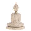 Die Sandstein-Meditations-Buddha-Statue-Skulptur, handgeschnitzte Figur