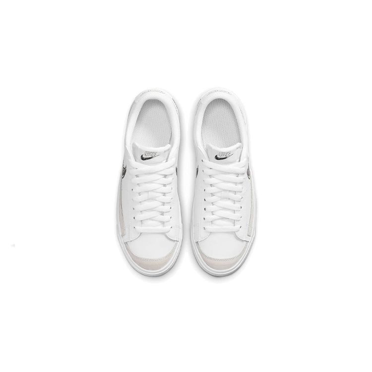 Nike Blazer Low 77 GS Sketch - White Black Kids Sneakers Pure-Platinum DM7819-100