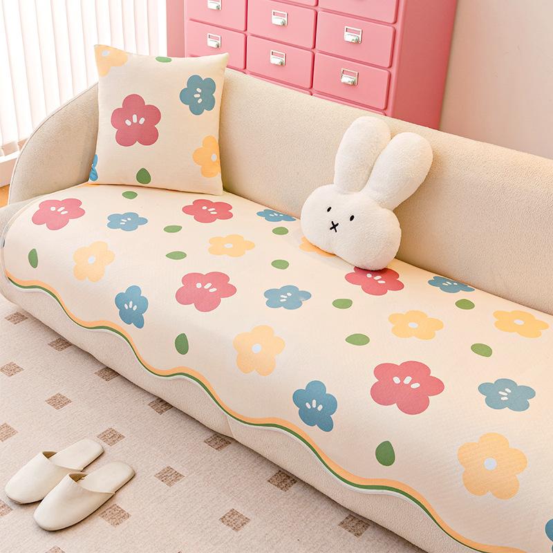 

Dopamine Special-Shaped Sofa Cover Cloth, High-End Sense Universal In All Seasons New Cartoon Sofa Seat Cushion Non-Slip Cover Cloth 90*70cm