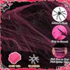 Requisit Dehnbares Spinnennetz Elastisches Rosa Spinnenseidennetz Baumwolle Gotische Spukhaus Dekoration Party Dekoration