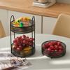 Fruit Basket Multi-Layer Fruit Plate Rack Living Room Coffee Table Household Snack Rack Nordic Candy Storage Rack