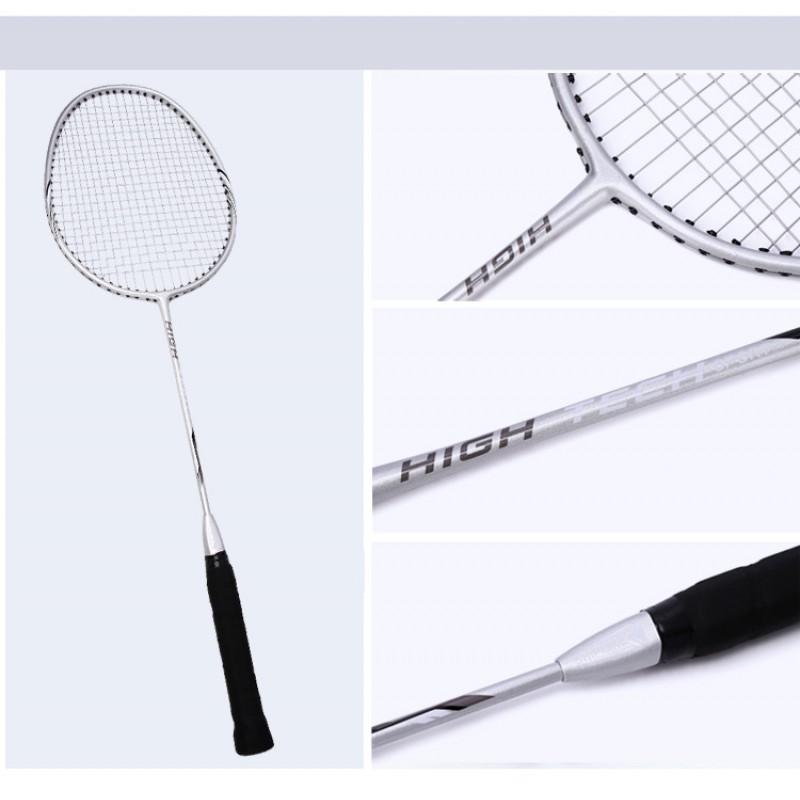 Lightweight Full Carbon Badminton Racket Beginners Intermediate Players Unisex Single Racquet G5 Grip