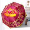 1pc Crown Heart Decorative Automatic Opening and Closing Folding Umbrella with 8 Iron Ribs - Portable, Foldable for Travel Yy251124061