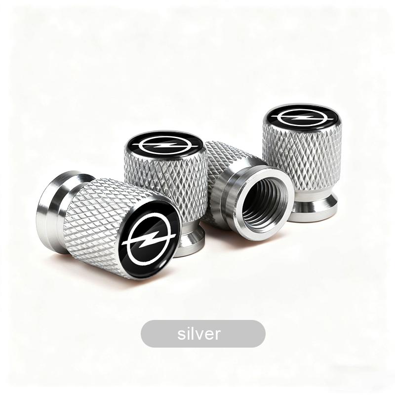 

4pcs Car Tire Valve Stems Cap Aluminum Tyre Wheel Stem Air Valve Cover Airdust For Opel Insignia Astra Antara Meriva Zafira H G