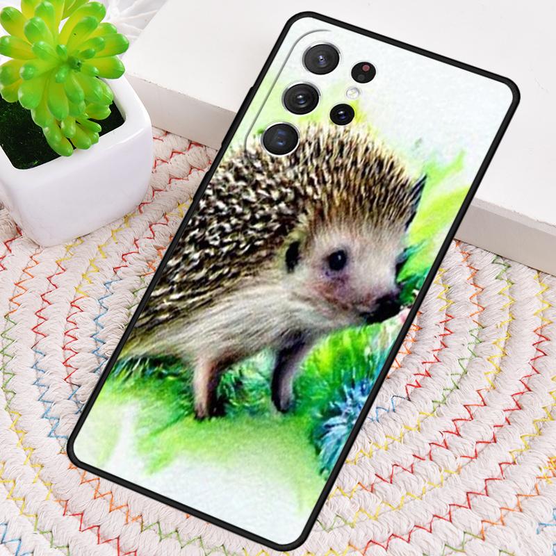 Süße kleine Igel Handyhülle für Samsung Galaxy note 10 pro S26 Ultra S23 S24 FE S25 S21 S22 PLUS stoßfeste Hülle
