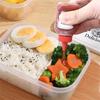 2pcs Portable Seasoning Cruet Bottle Condiment Storage Container Ketchup Honey Salad Dressing Dispenser Suitable For Bbq Picnic