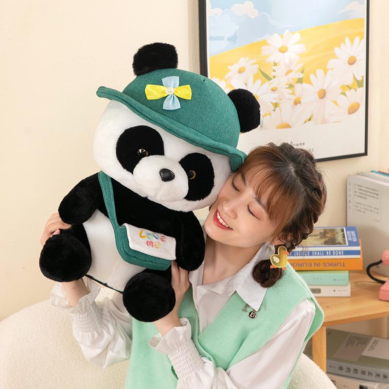 New Sweatshirt Cute Doll Panda Plush Toy Doll Children's Doll Birthday Gift Doll