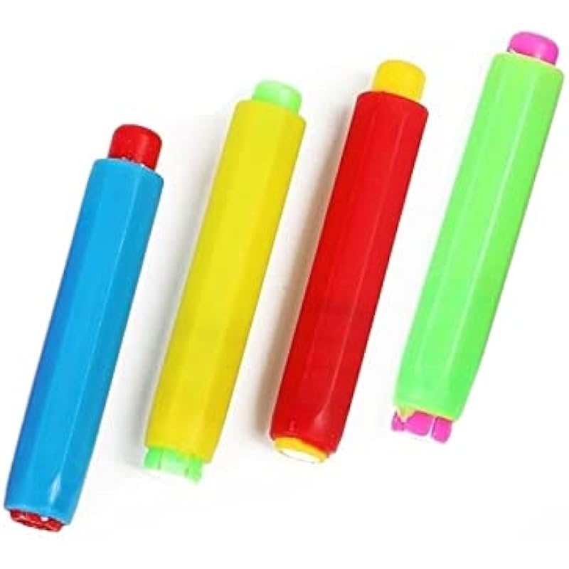 Eduway Multicolor Chalk Holder For Teacher | Kids |Adults & Office Use (Pack of 4)(Multicolor)